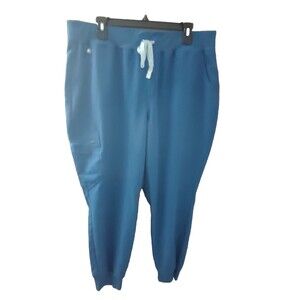 Figs Zamora Joggers Blue Technical Collection Scrub Pants Women Sz XXLP